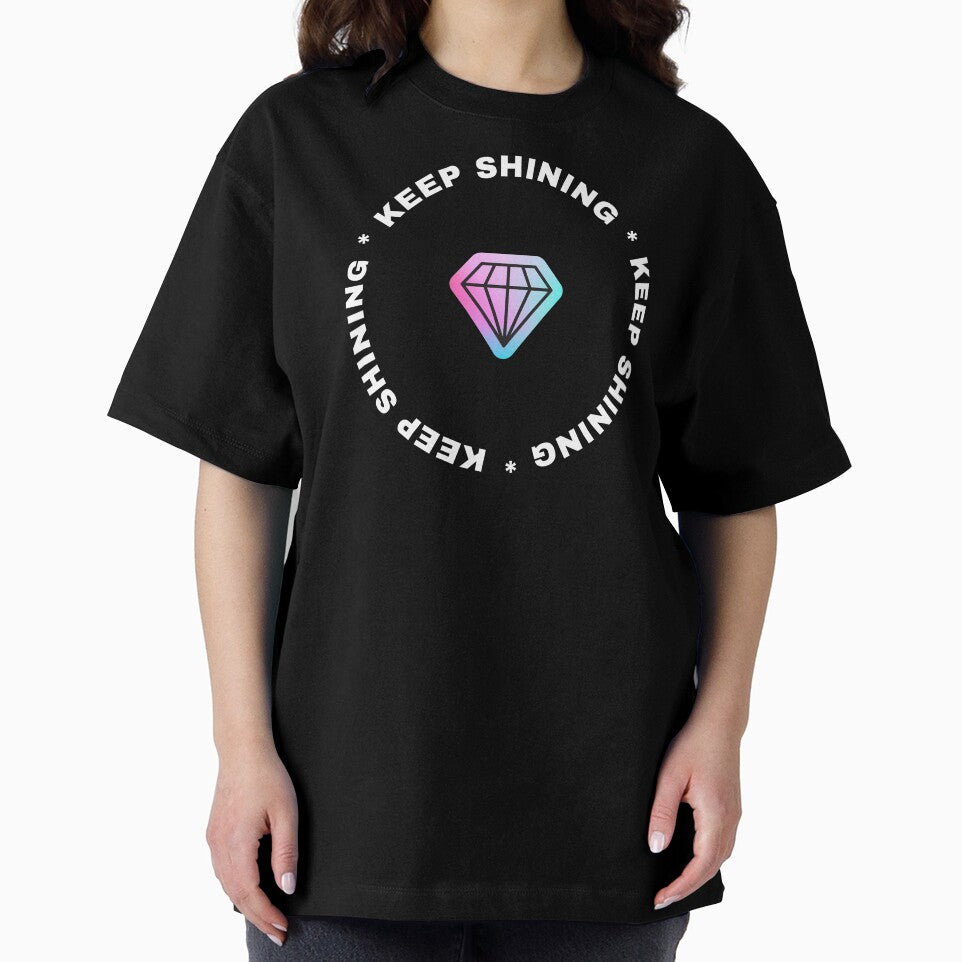 Motivational Shirt Keep Shining Inspirational T Shirt by Motivational Tshirt Spirit Inspiration