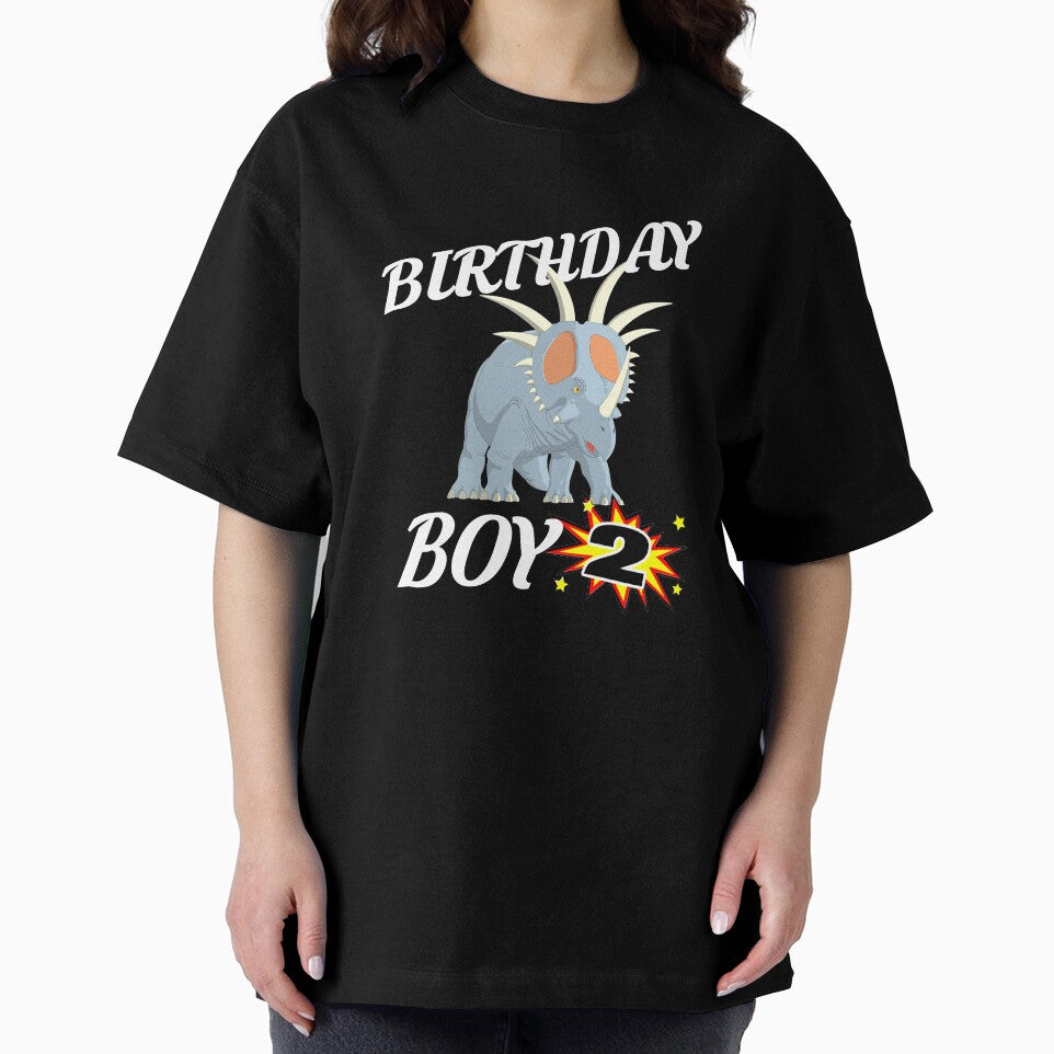 2 Years Old Birthday ShirtDinosaur Gift Design by drwigglebutts