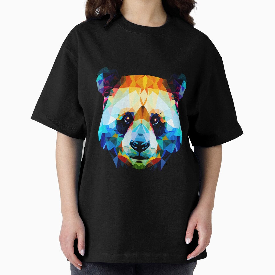 Geometric vector Panda face #2 by Artistic Pandas