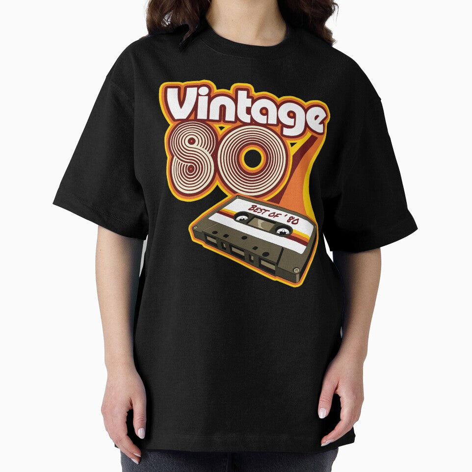 Vintage 1980 Cassette Tape Retro Birthday by styleuniversal