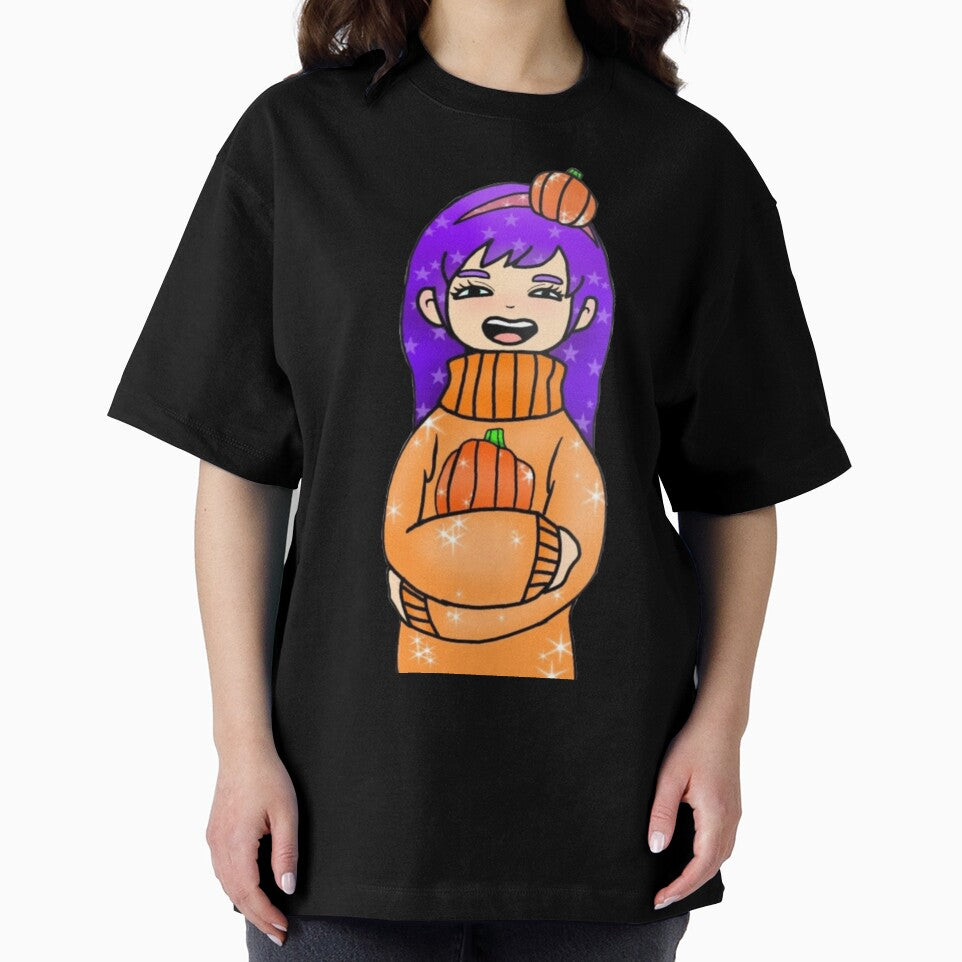 Cute girl holding a pumpkin by Artistkhg