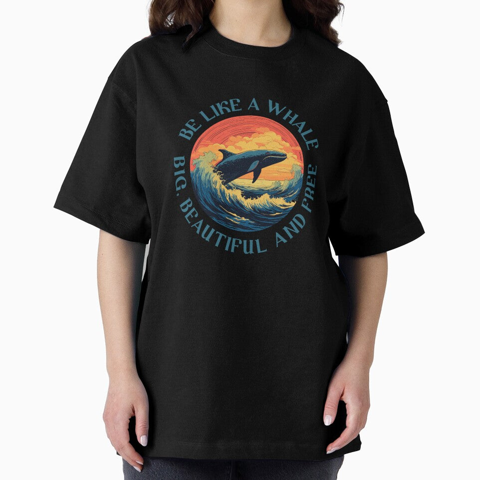 Be like a whale: big, beautiful and free,  whale lover, whale watching by CG Studio
