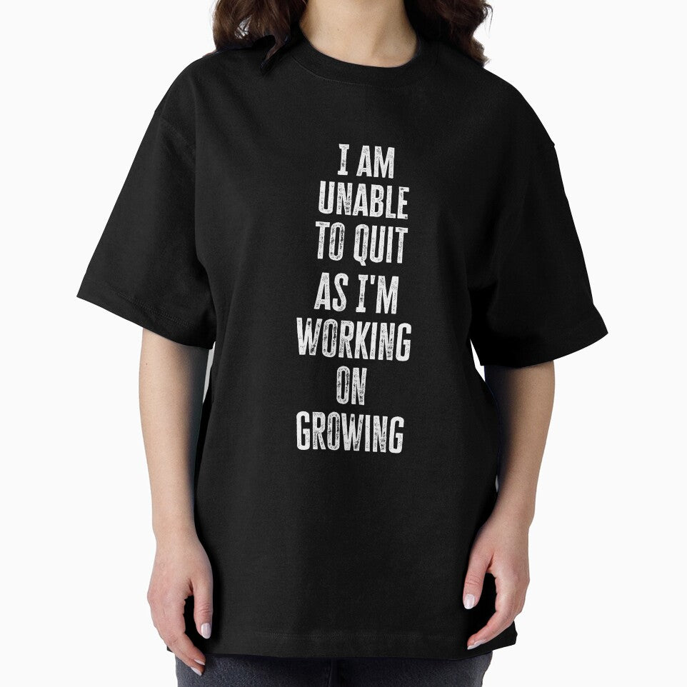 I Am Unable To Quit Motivational Inspirational Quote Typography by winstonart