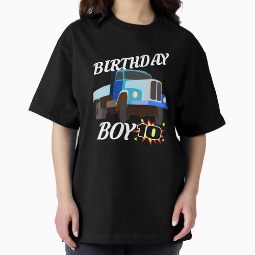 10 Years Old Birthday Design Truck GifDesign by drwigglebutts
