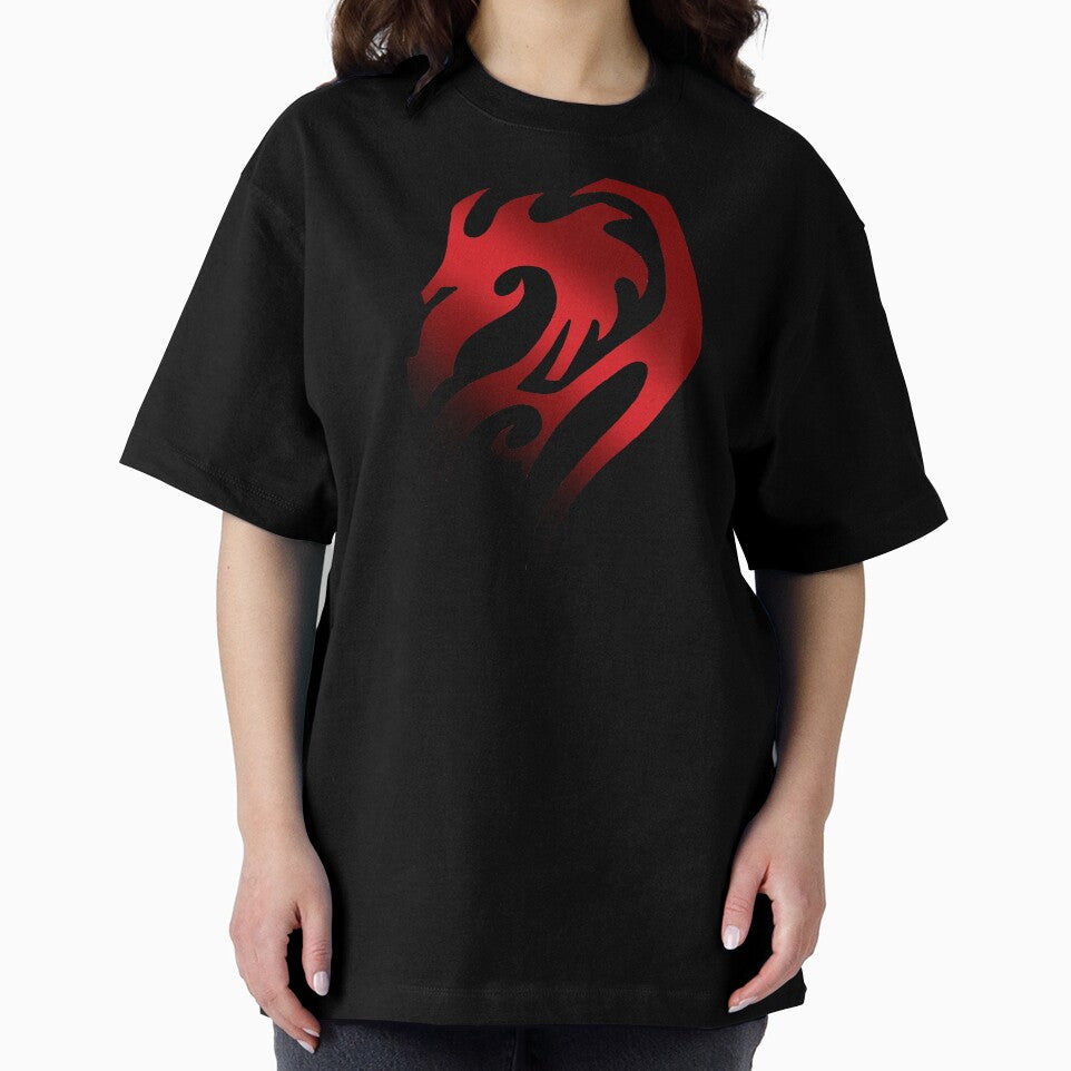 Dragon Stencil Red by MQ-Dragons