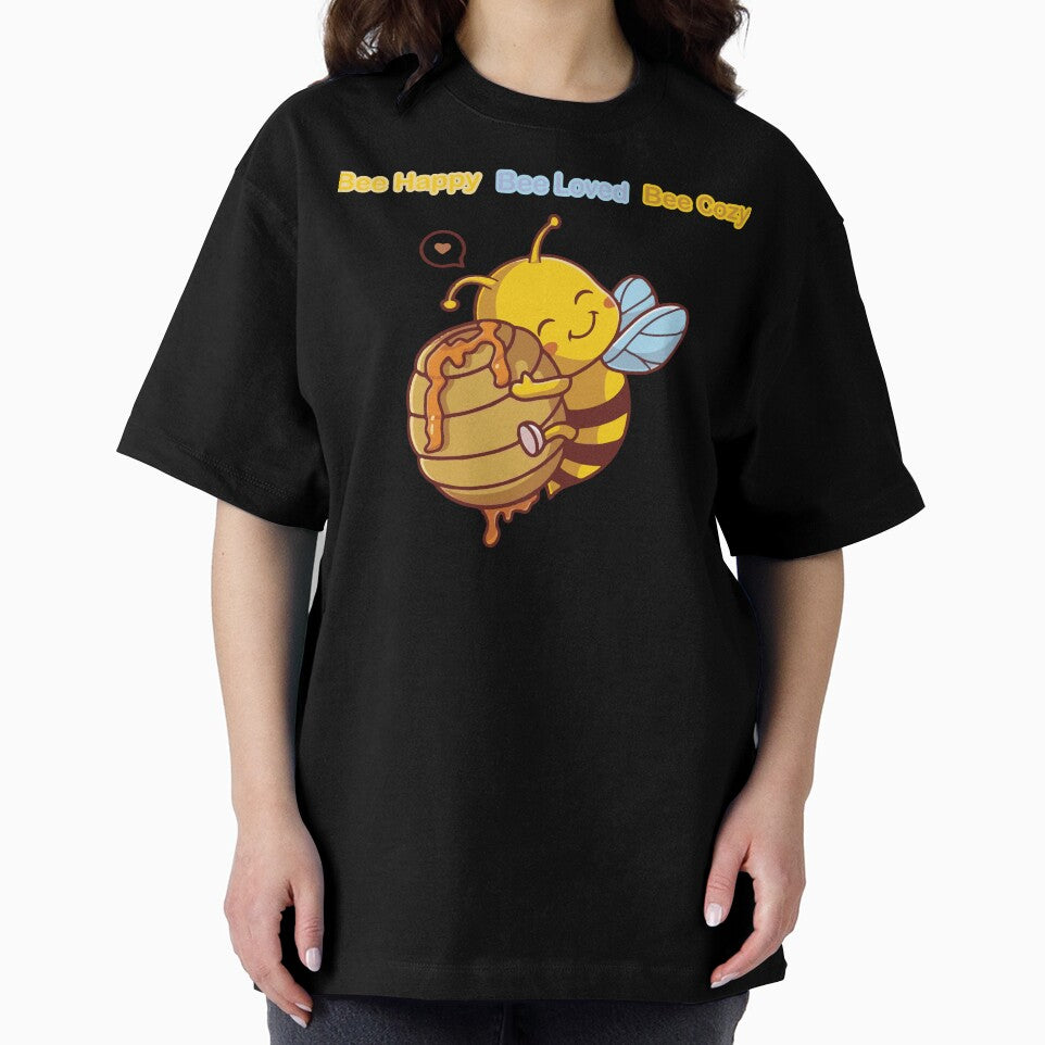 Bee Happy, Bee Loved, Bee Cozy by OooPstudio