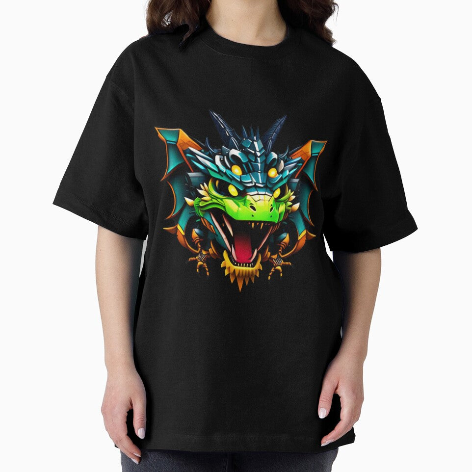 Futuristic Fantasy: Baby Mecha Dragon Stickers for Science Fiction Fans by Permana96