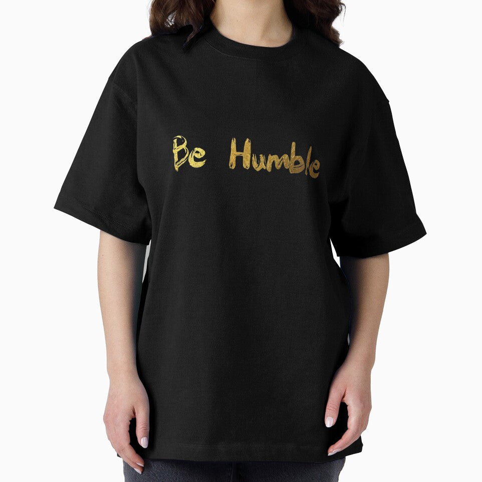 Be humble - gold finger paint by tziggles