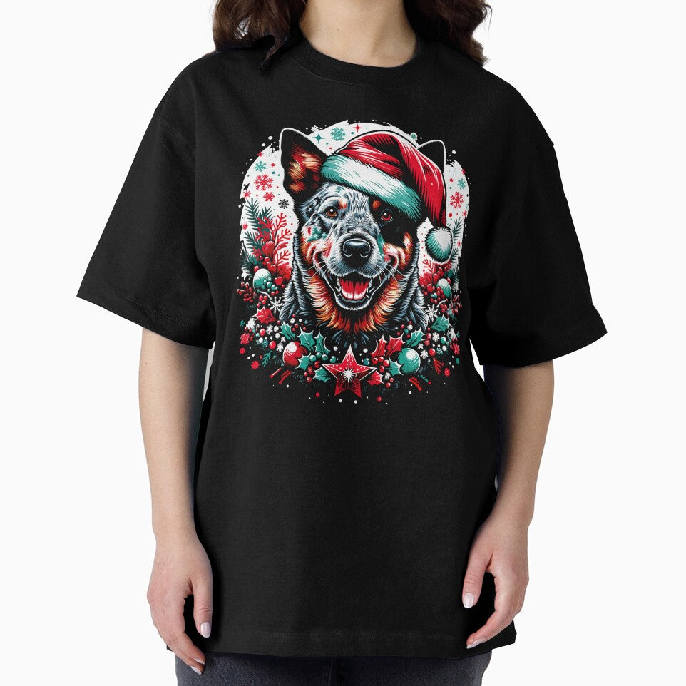 Aussie Cattle Dog Christmas by VoyteksDesigns