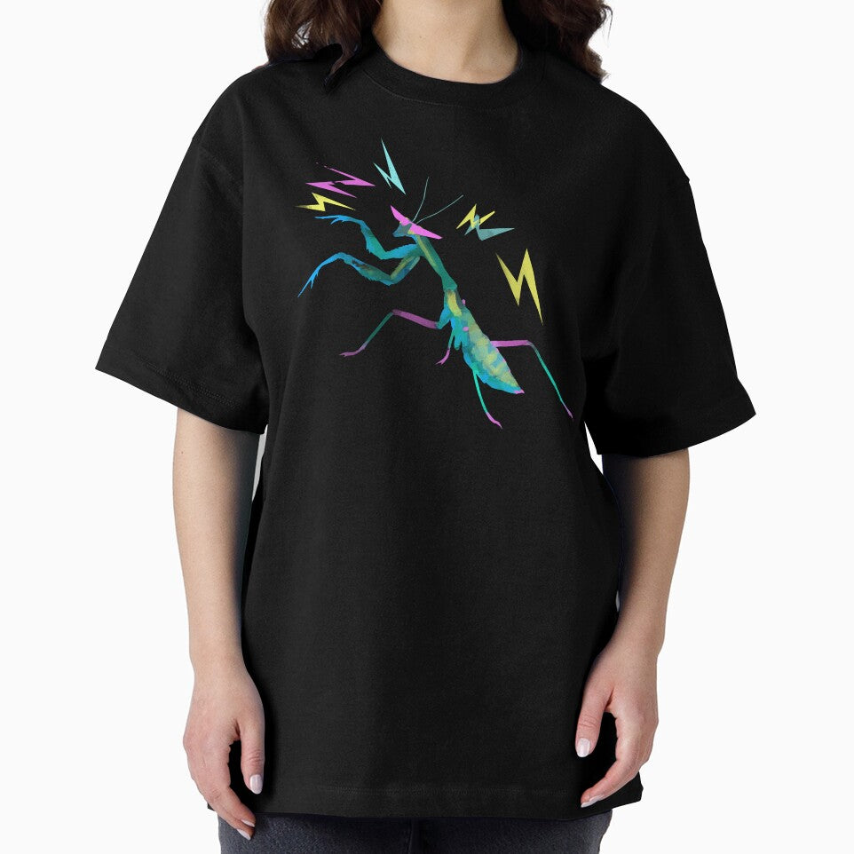 Blue Praying Mantis in Zoomer Shades by techno-mantis