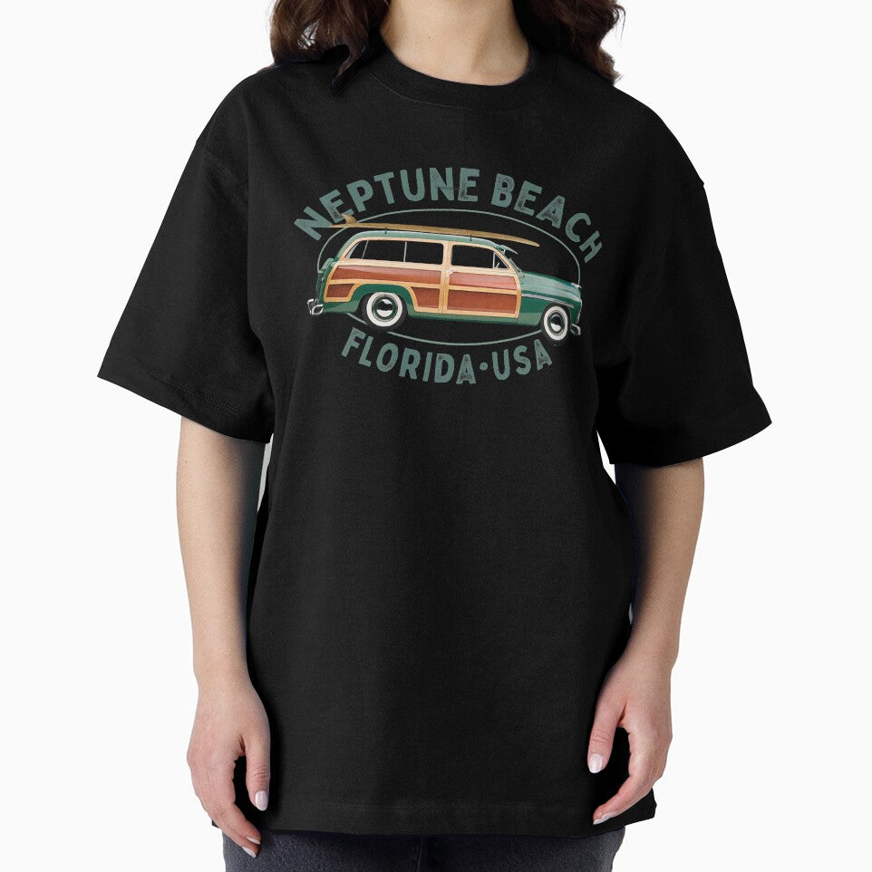 Neptune Beach Florida Vintage Surfing by Futurebeachbum