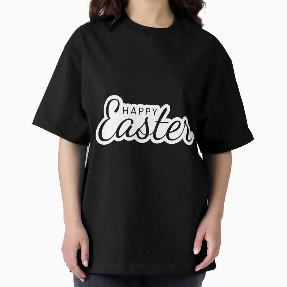 Happy Easter Cursive Handwritten simple text design by YourChoiceArt