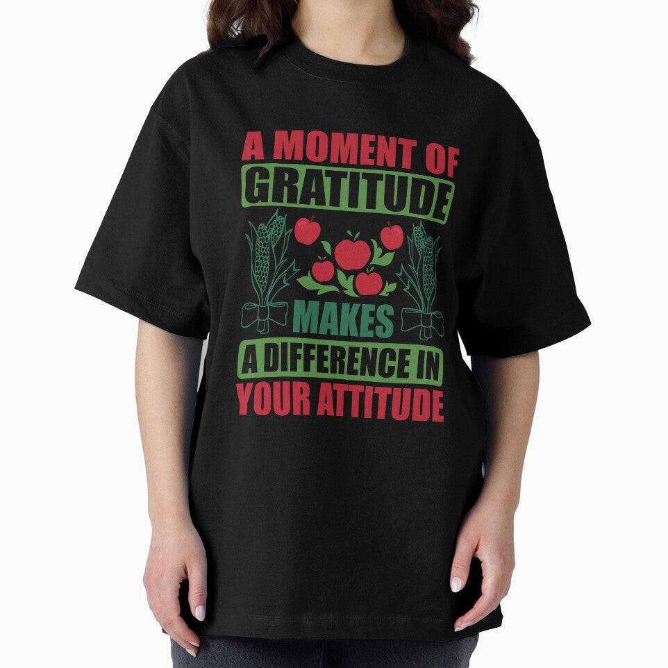 A Moment of Gratitude Fall Harvest Positive Attitude Quote by LunaPixelStudio