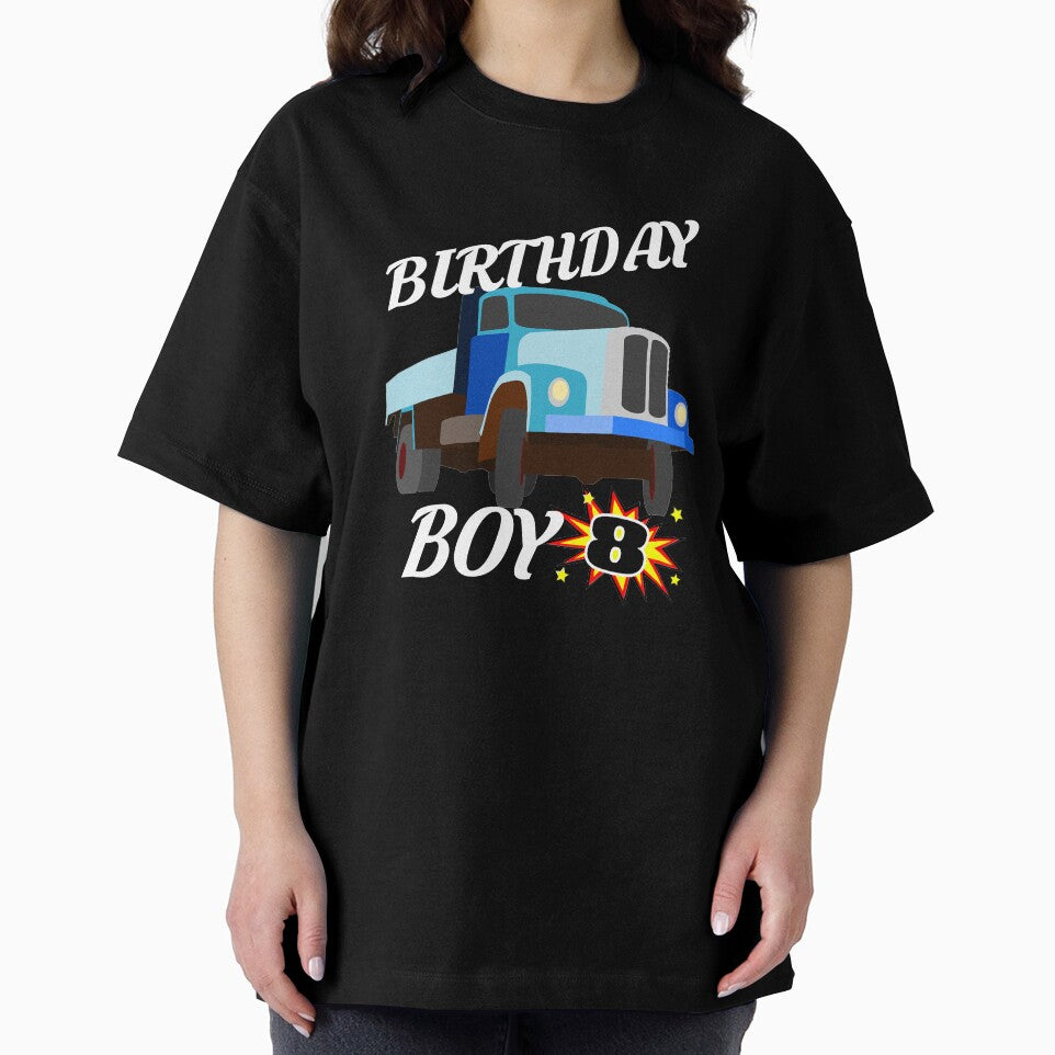 8 Years Old Birthday Design Truck GifDesign by drwigglebutts