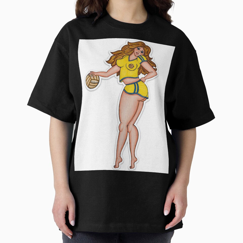 Basketball Pinup Girl by MGB&KaroGaiaArt
