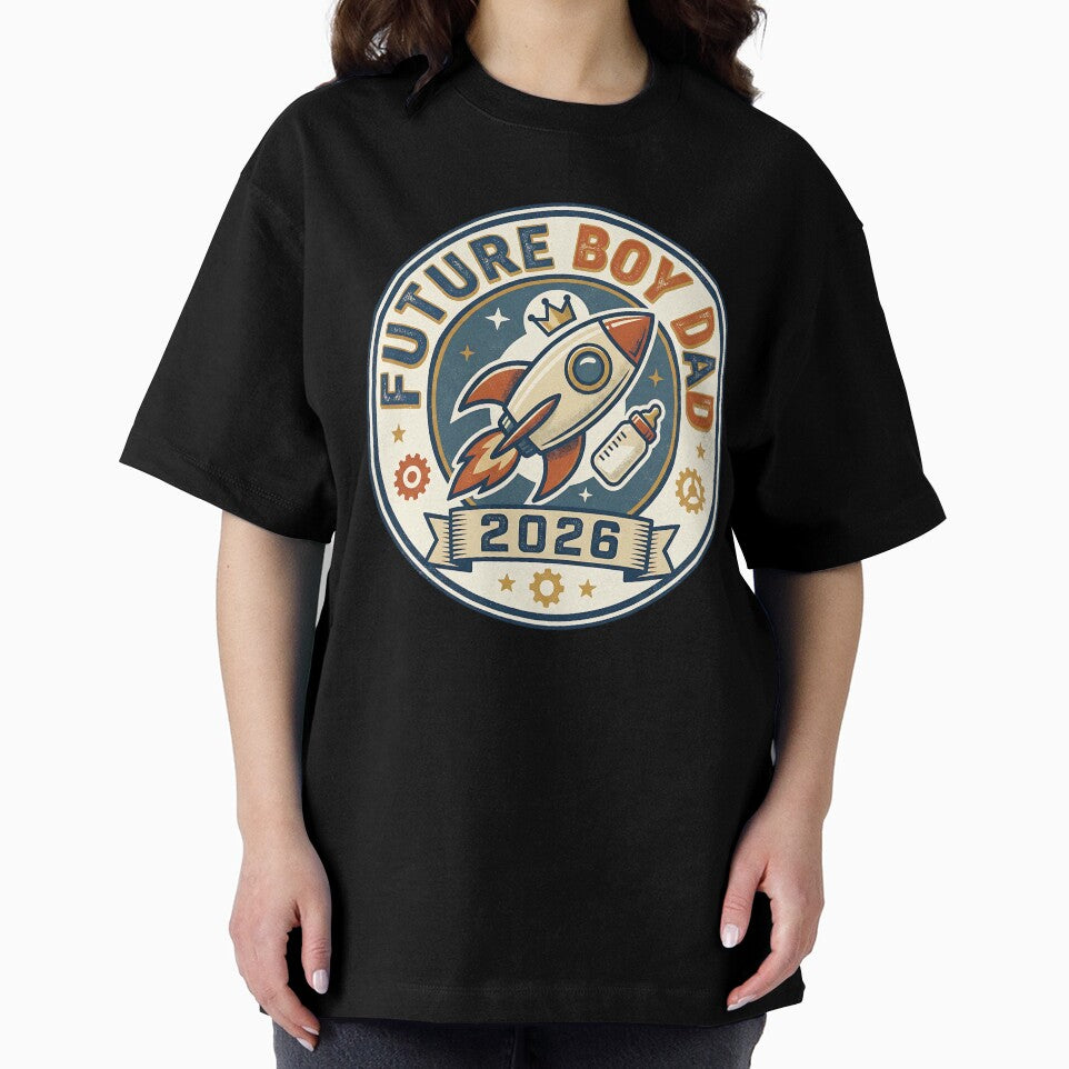 Future Boy Dad 2026 Expecting Father Apparel by LunaticDream