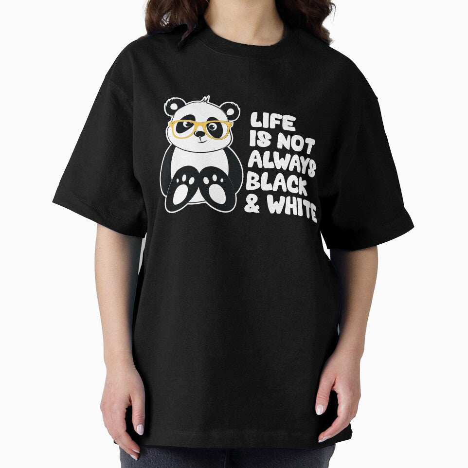 Panda bear ife is not black and white by inspiredtrend