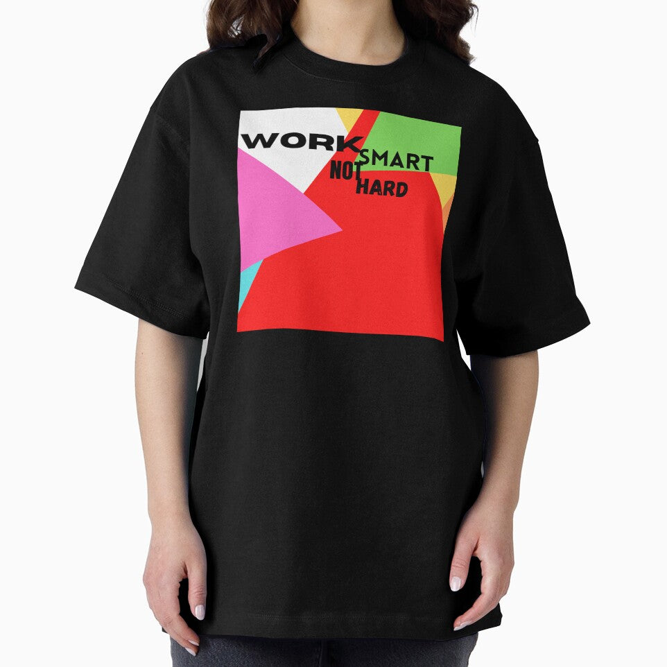 Work Smart Not Hard Colourful by SimpleButter
