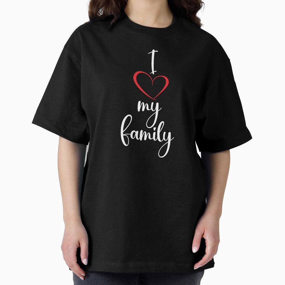 I Love My Family (White) by Pencil & Pixel