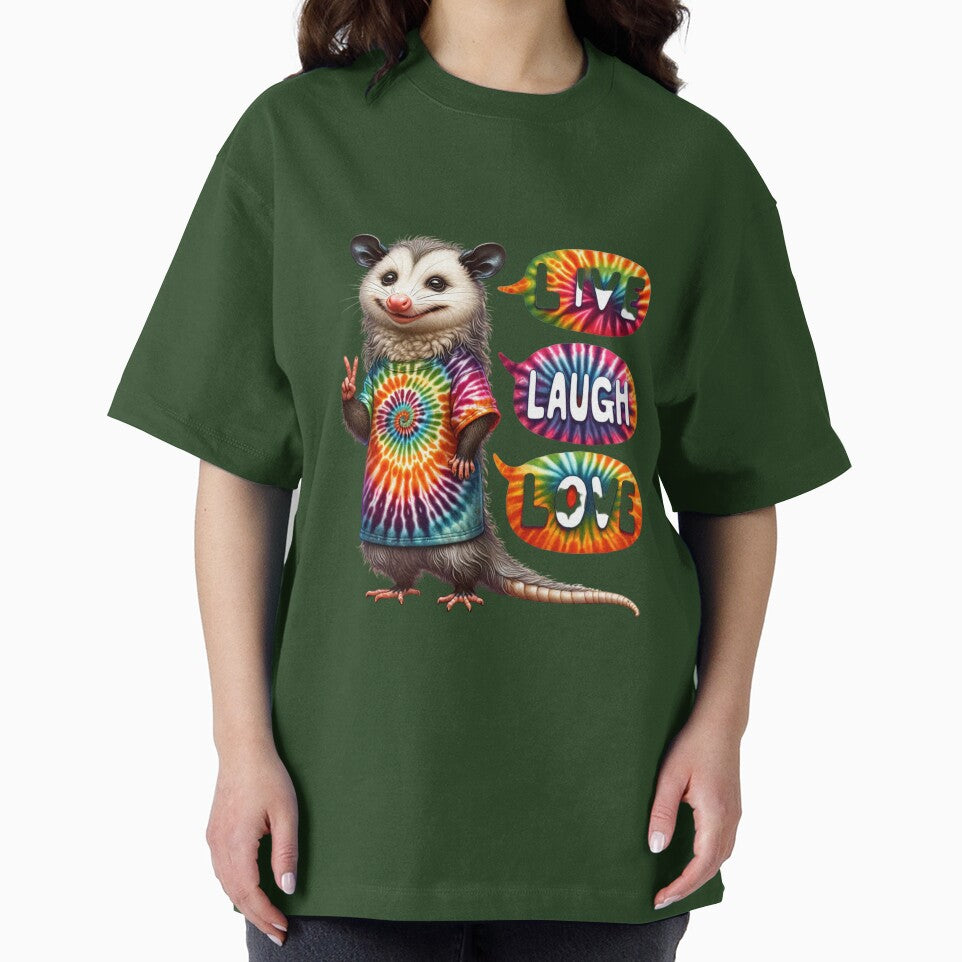 Opossum Live Laugh Love by ColorMarketNew