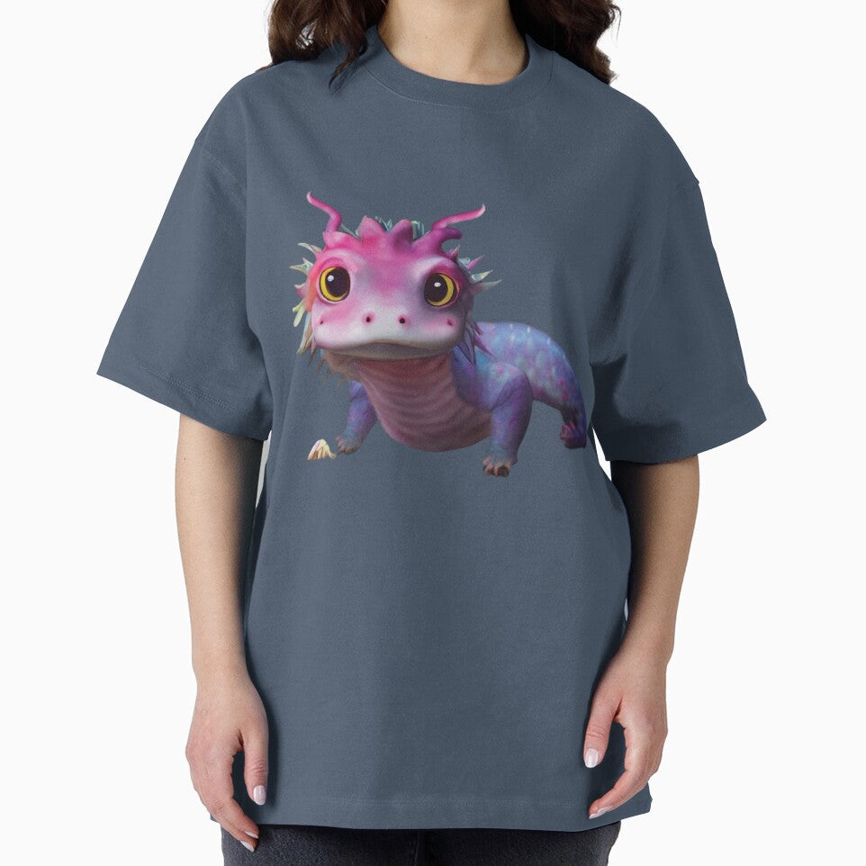 funny cute tiny axolotl by TRIO-STORE