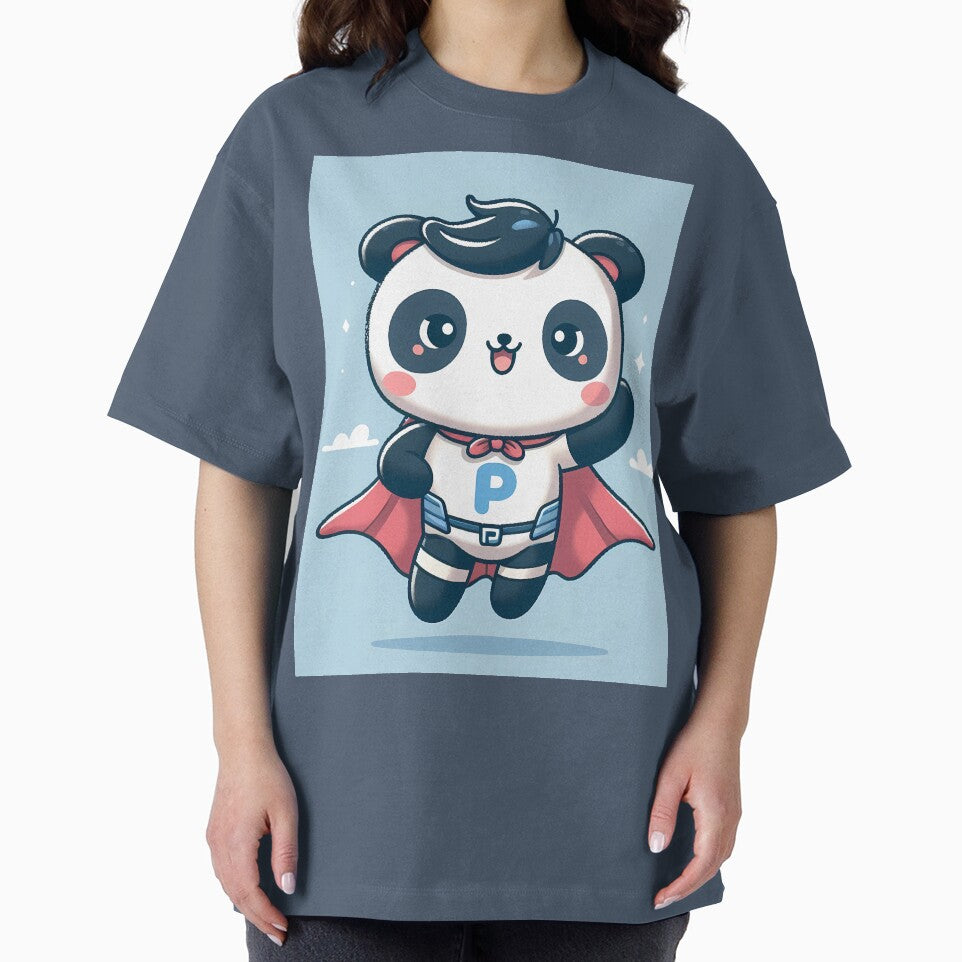 Cute Panda Superhero - Folk Art by heidiannemorris © by FOLK ART FUSION by heidiannemorris