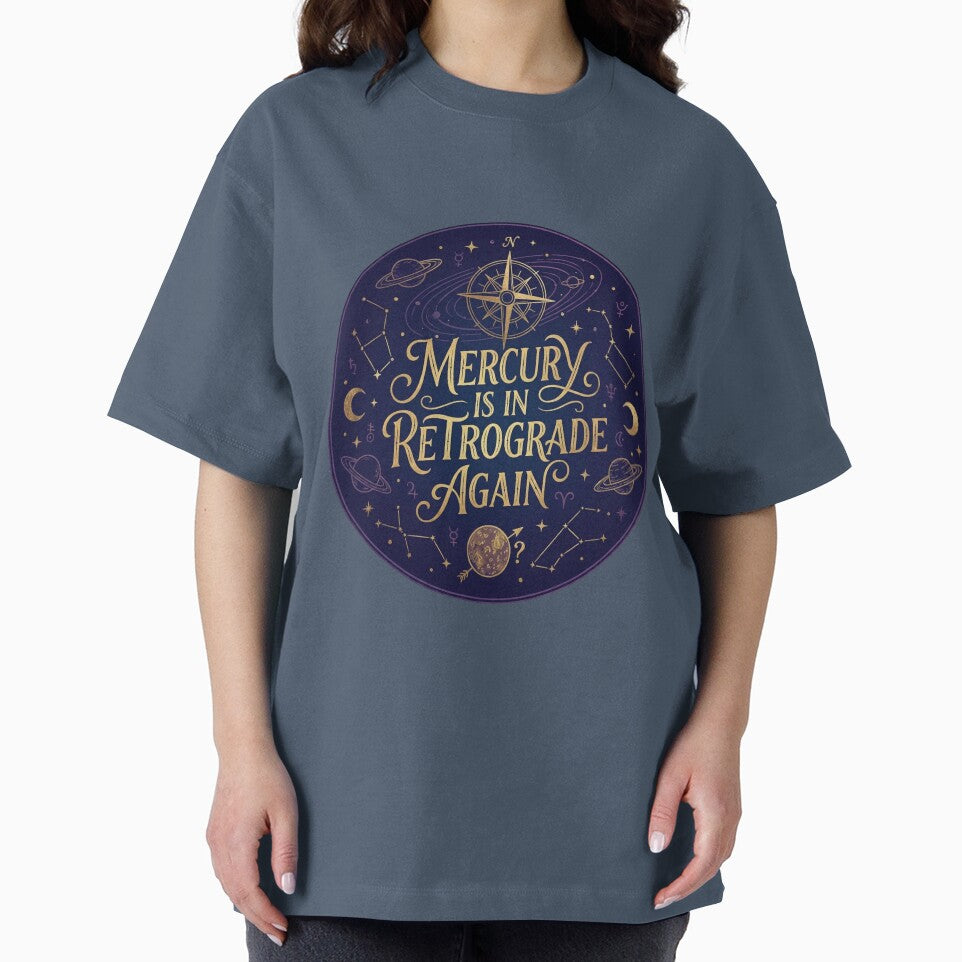 Mercury Is In Retrograde Again - Astrology Zodiac Design | Mystical Celestial Art by ZoomTaDesign