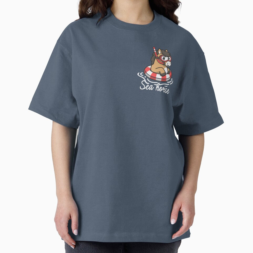 Literal Sea Horse - Funny Horse Scuba Diving Pun by NemiMakeit