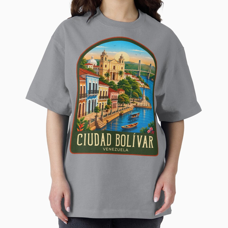 Ciudad Bolívar Vintage Travel Illustration by HomeLivingCo