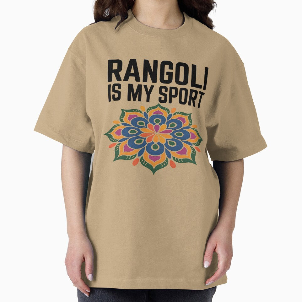 Rangoli Is My Sport – Fun Diwali Festival Design by Jollys-ArtShop