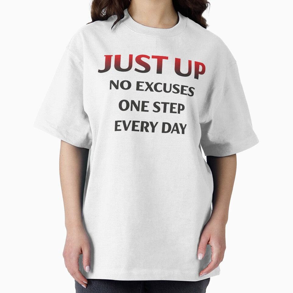 Just Up (No Excuses) Gradient+Black by Pencil & Pixel
