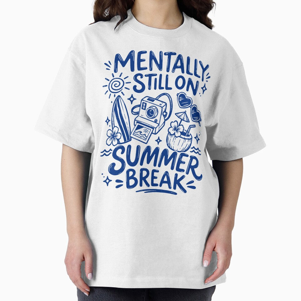 Mentally Still Summer Break Vacation Teacher Gift by gunaone-design
