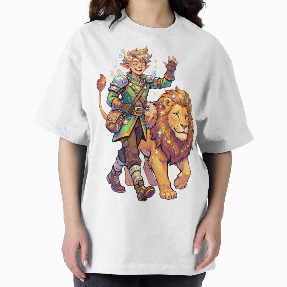 The elf, the lion's best friend. by PP&RAINBOW SHOP