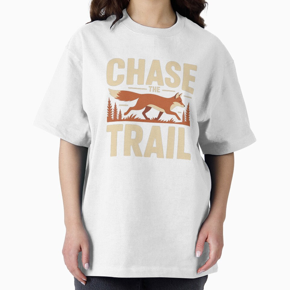 Chase the Trail Fox Runner Autumn Forest Design by WildMilesCo