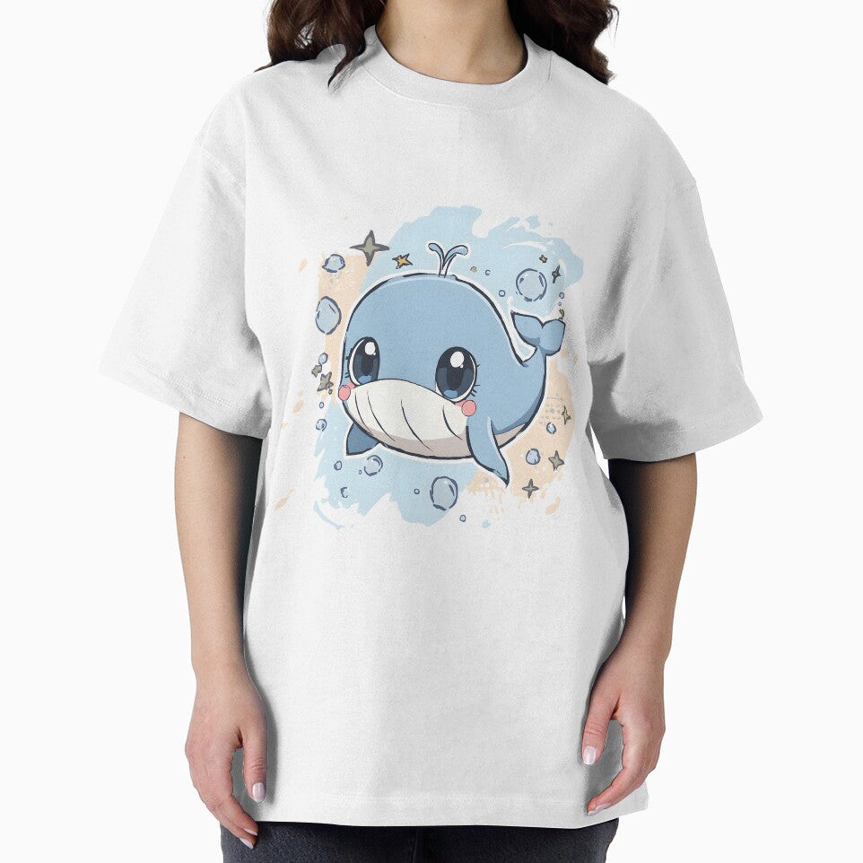 Cute Baby Whale Sticker | Kawaii Whale Illustration | Adorable Ocean Animal Art | Marine Life Gift by dreamz-world