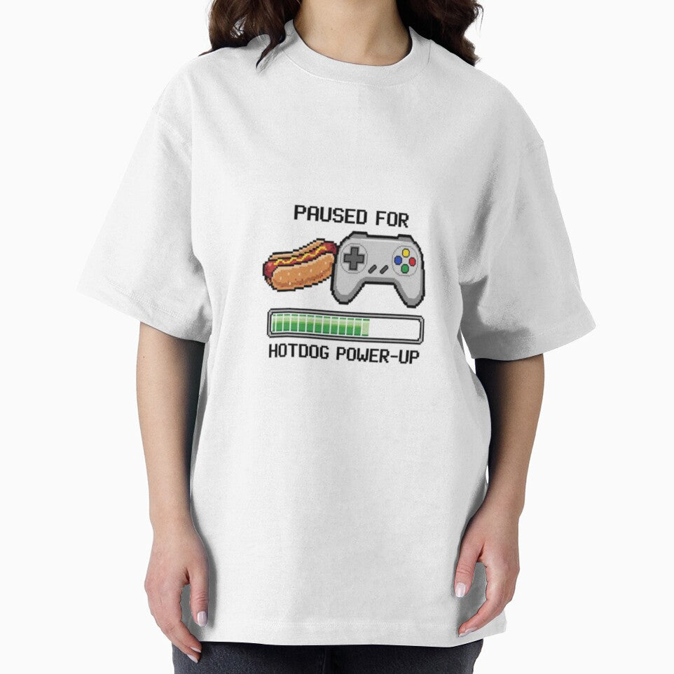 Hotdog Pixel art retro gaming gamer 8 bit level up food funny prank weird foodie lover by CheeseBlueprint