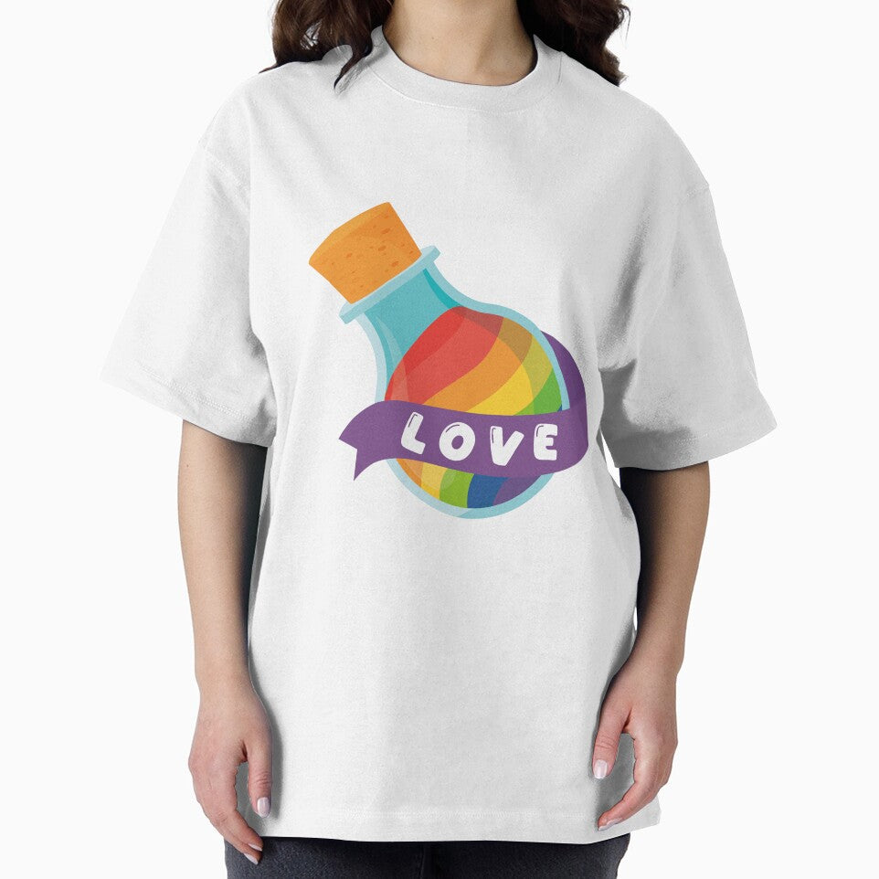 Poison Love Rainbow Potion – LGBTQ+ Pride Aesthetic Design by Lunatik Cat