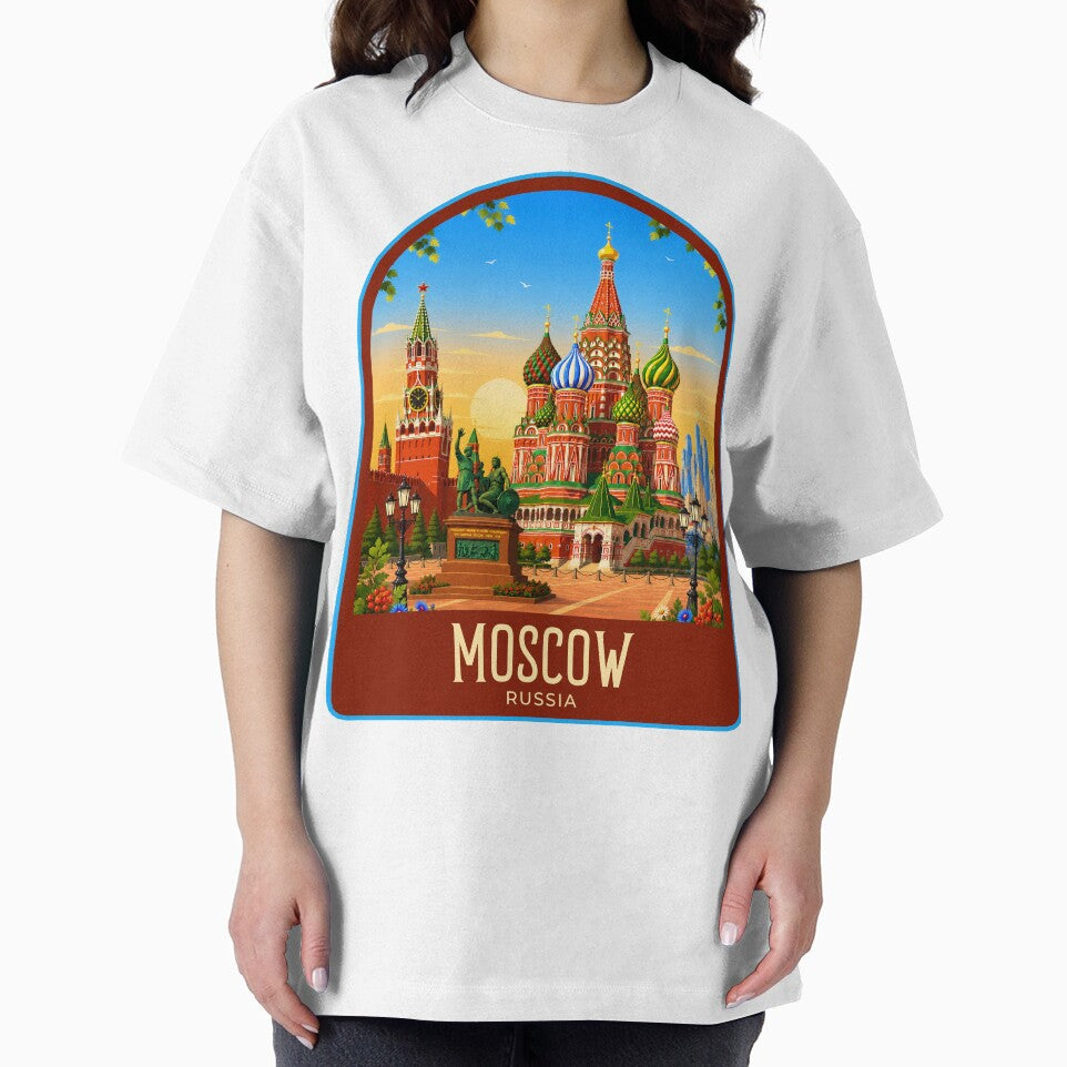 Moscow Vintage Travel Illustration by HomeLivingCo