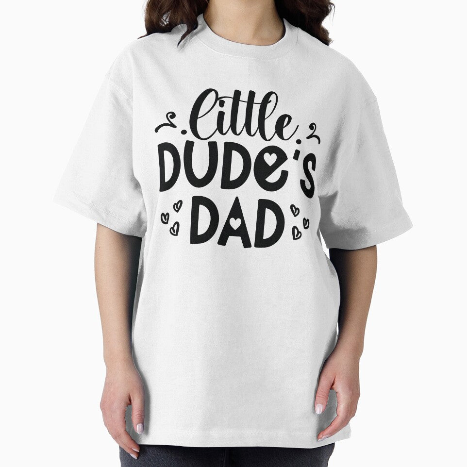 Little Dudes Dad - Funny Dad Quotes Retro Vintage Aesthetic Best Papa Son Boy Family Gift by FuzionRaptor