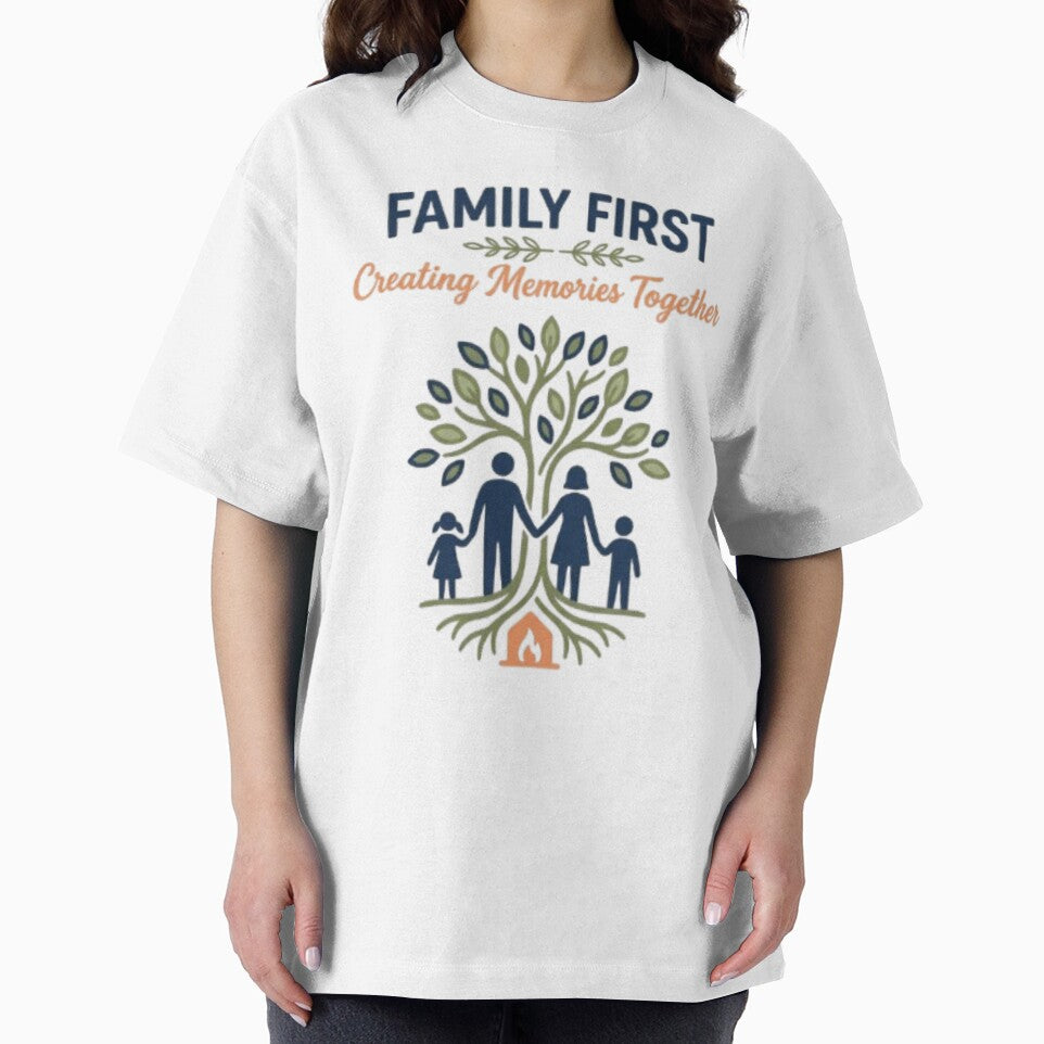 Family First Creating Memories Together Tree Graphic by RoyalDeluxGo
