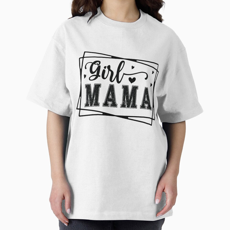 Girl Mama - Mom Quotes Retro Vintage Aesthetic Cute Motherhood Mother Day New Mommy Support Gift by FuzionRaptor