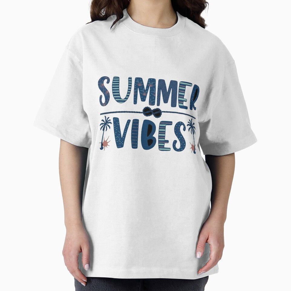 Summer Vibes Retro Beach Typography Design by afr-saad