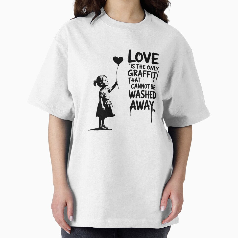 Banksy - Love is the only graffiti that cannot be washed away by 123ks