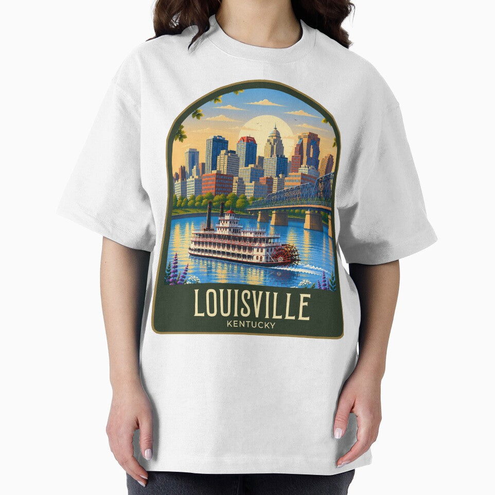 Louisville Vintage Travel Illustration by HomeLivingCo