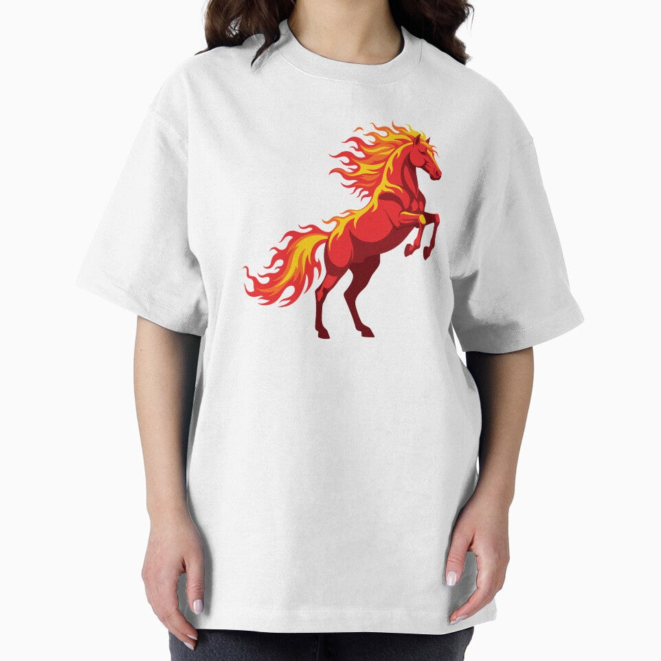 Fire Horse | Flaming Stallion Graphic by Hydravisions