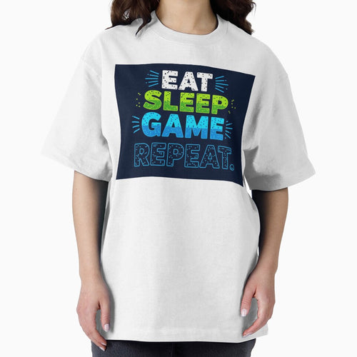 "Eat Sleep Game Repeat" Typography by xArchGoDx