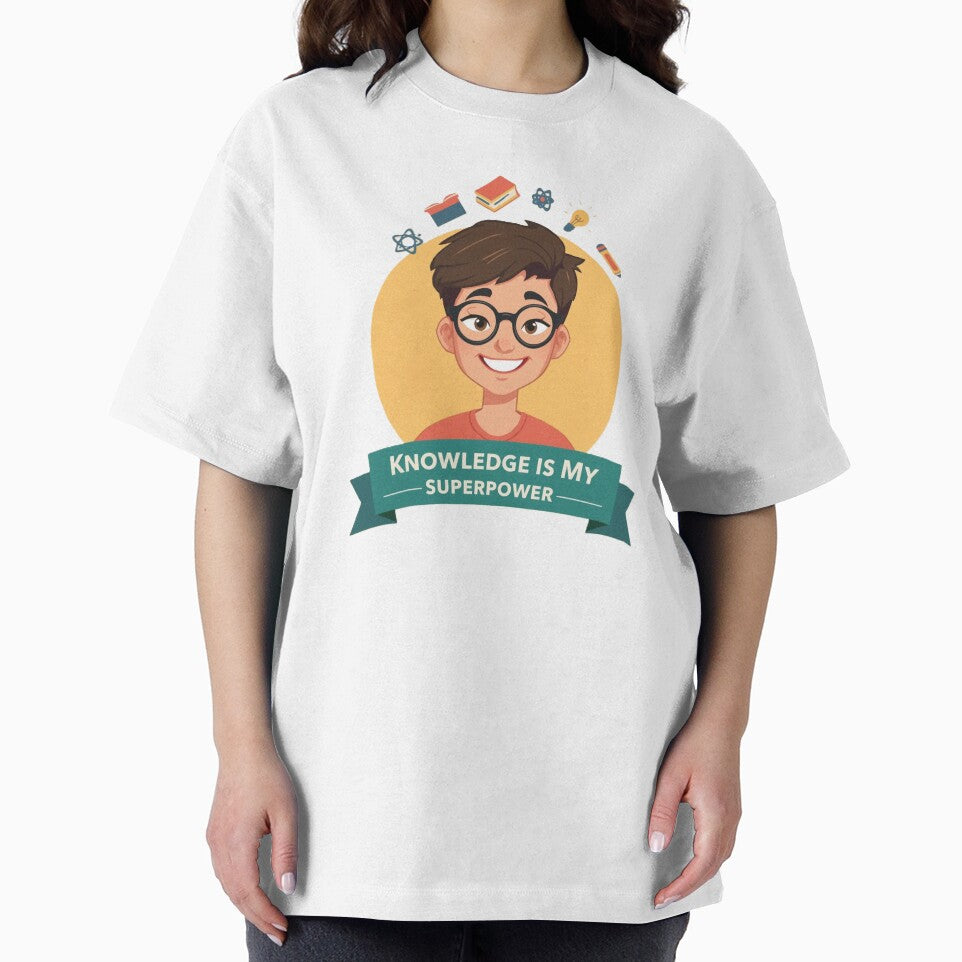 Knowledge Is My Superpower – Cute Cartoon Back to School Design by Cartoon art with a purpose ❤️ Supporting Althea’s friends