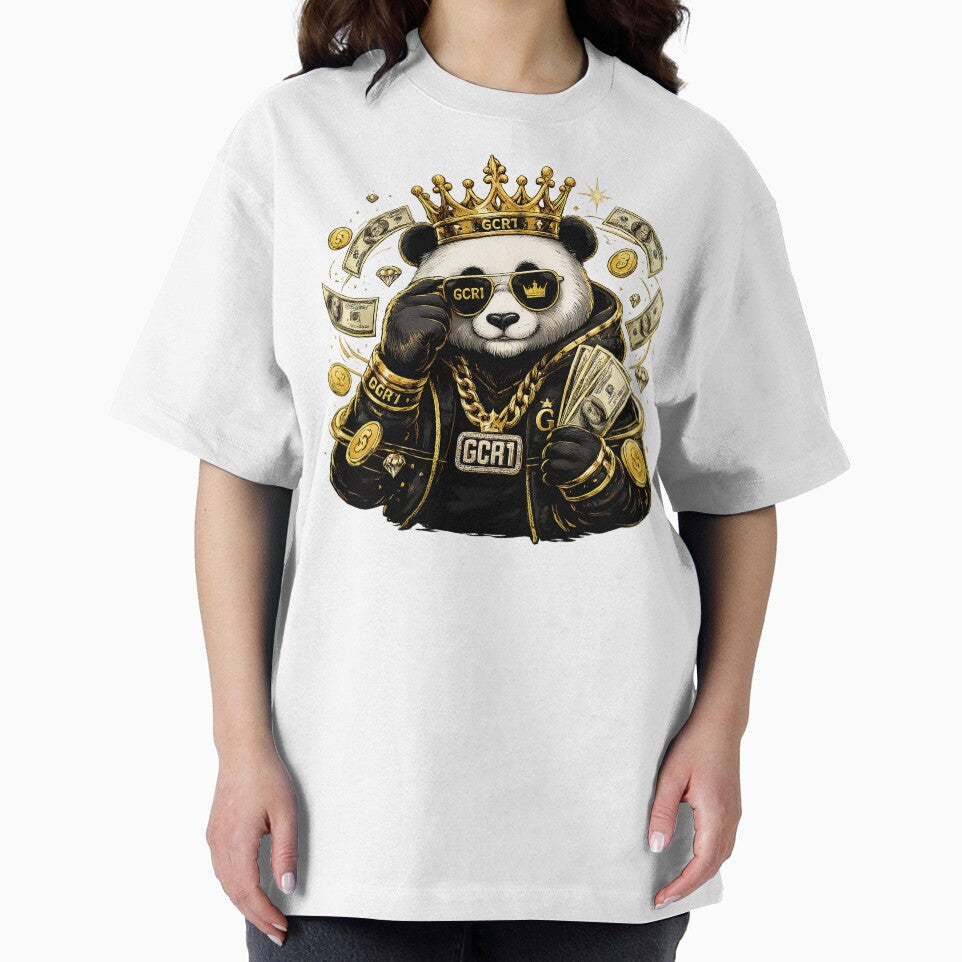 GCR1 Royal Panda | Luxury Money Panda with Crown & Gold Streetwear Design by GCR1