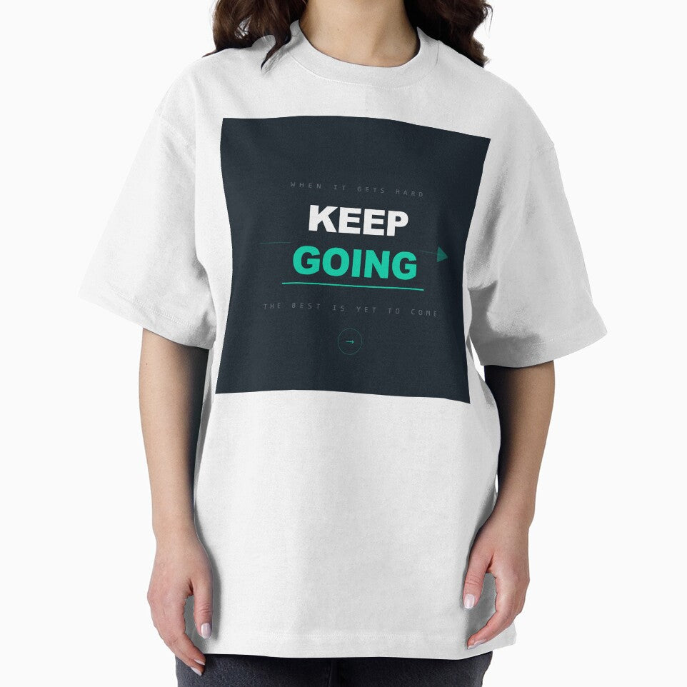 Keep Going Minimal Arrow Motivational Green by InkRise Studio