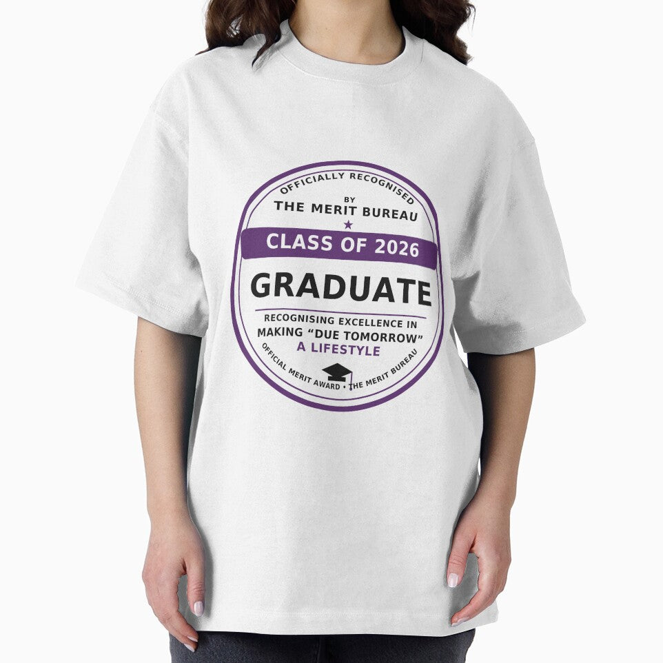 Class of 2026 Graduation Gift | Funny Graduate Award – Due Tomorrow by TheMeritBureau